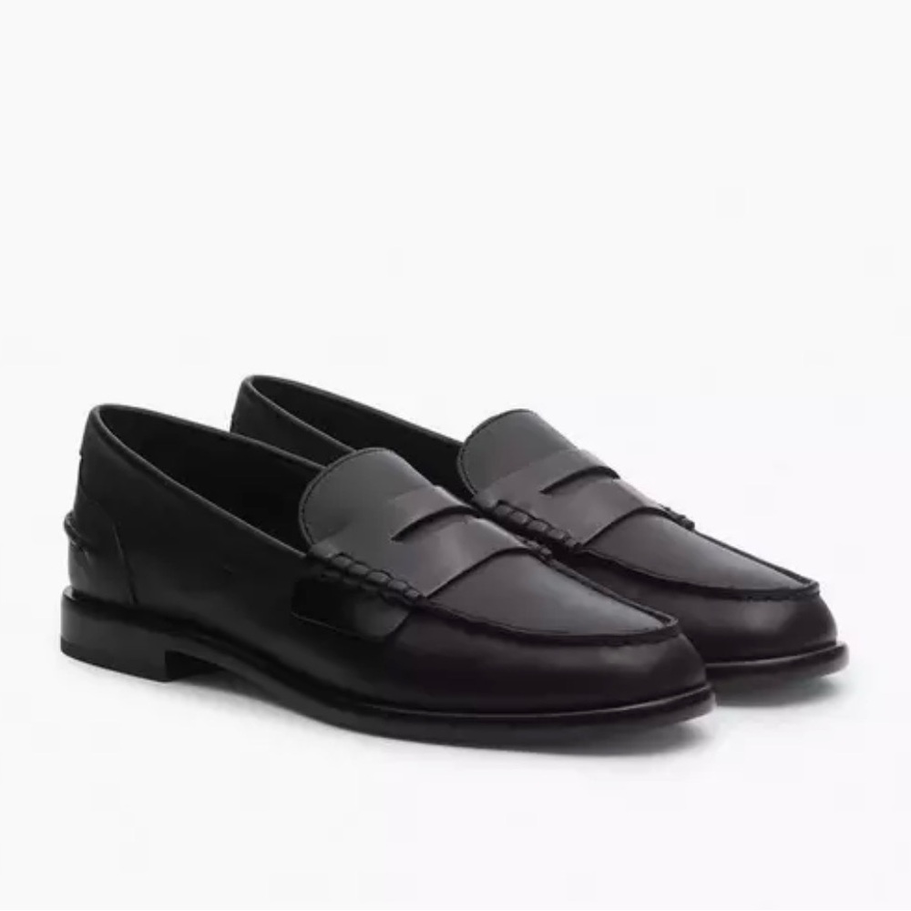rag & bone Carter Black Leather Loafers